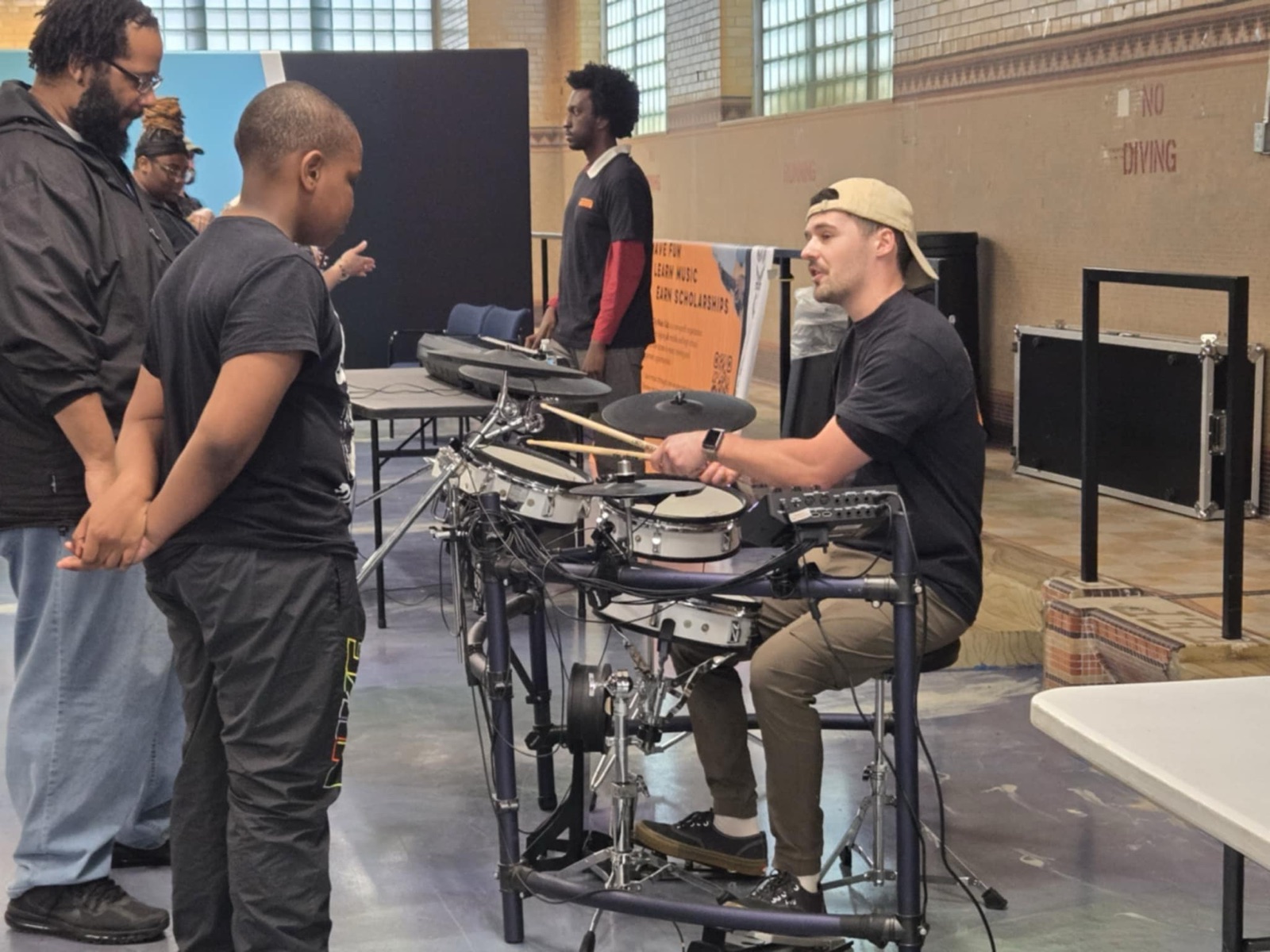 Group music program session
